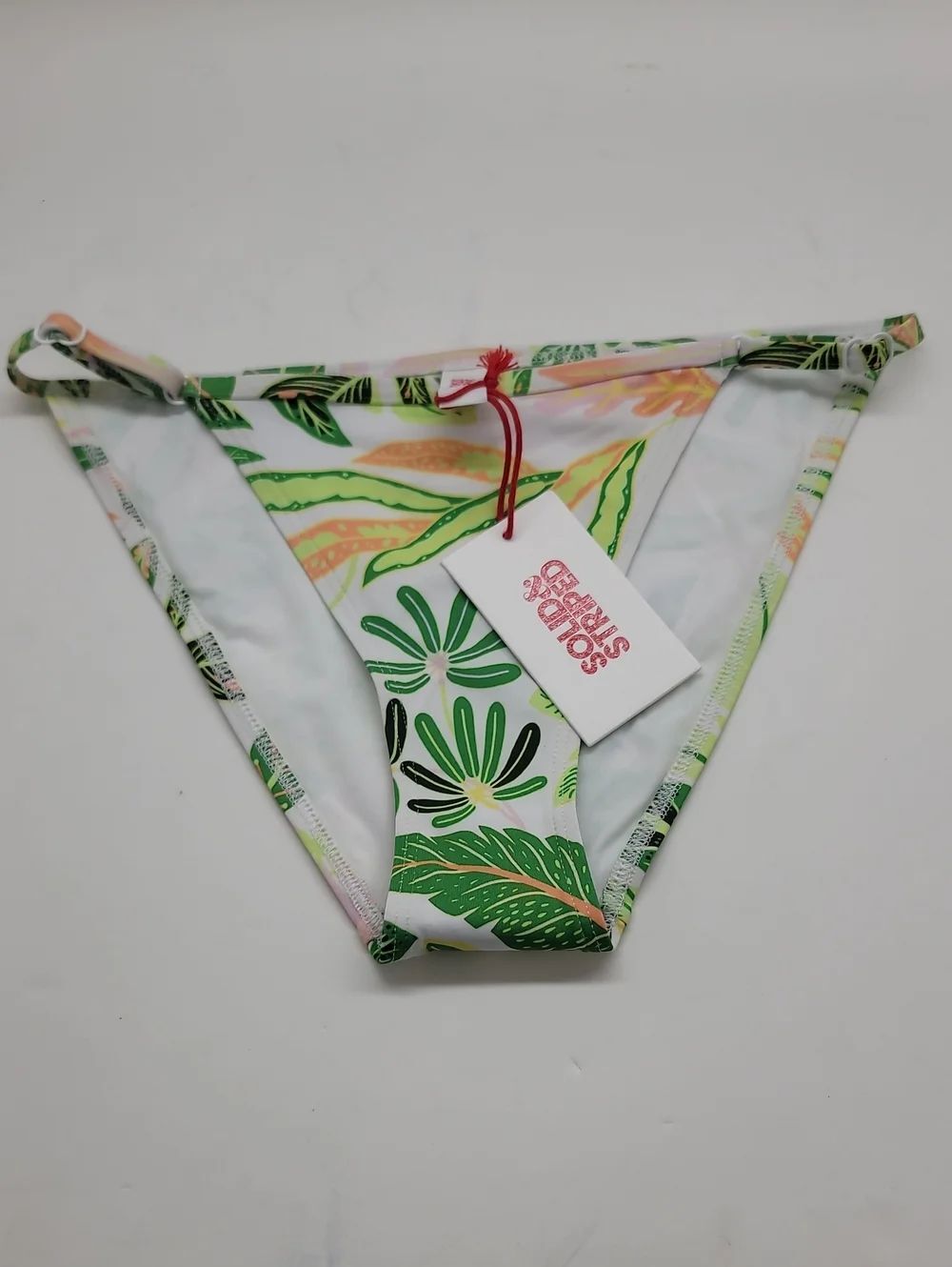 Solid & Striped NwtTropical Leaf Print Bikini Bottoms Size Small